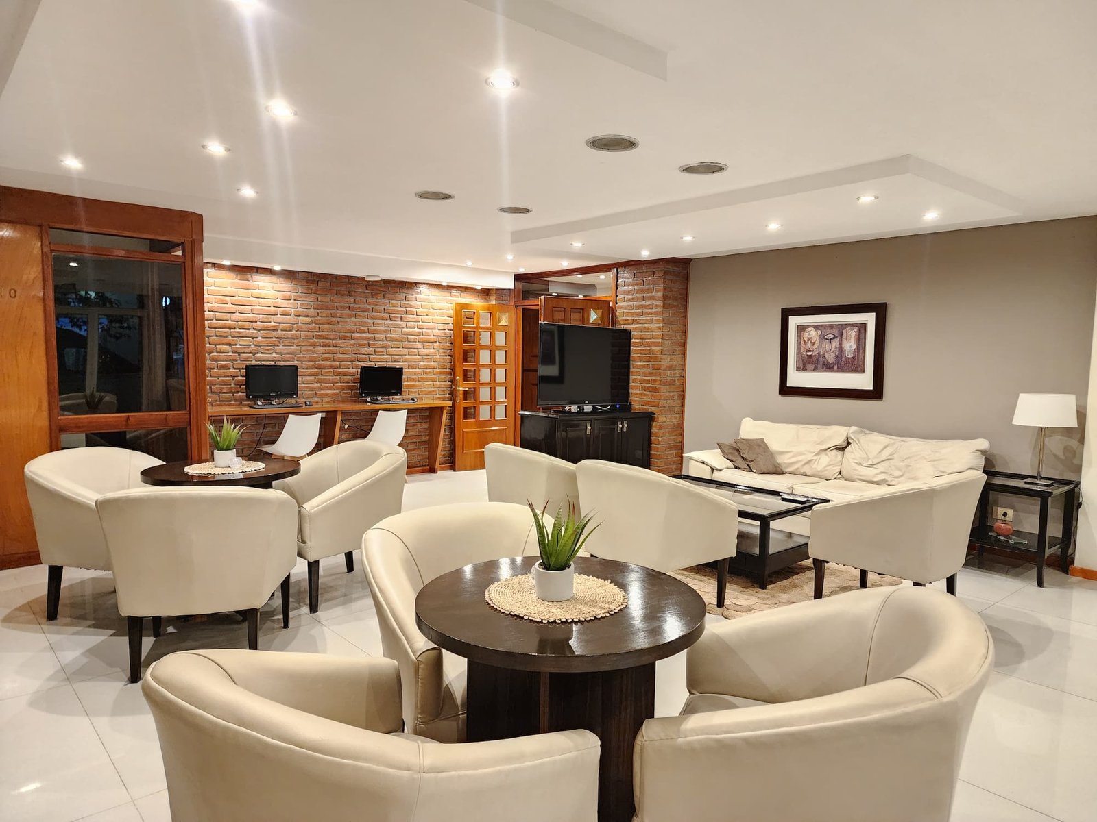 Salón de estar del Hotel Piero Villa Mercedes